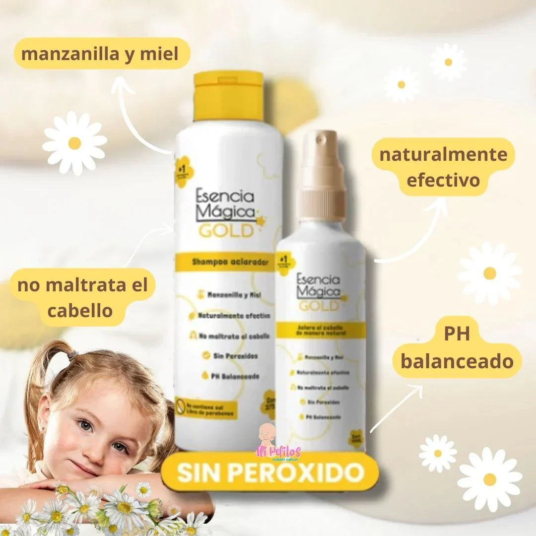 Kit Gold Esencia Aclaradora Kids